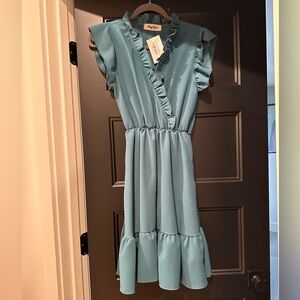 Teal dress small